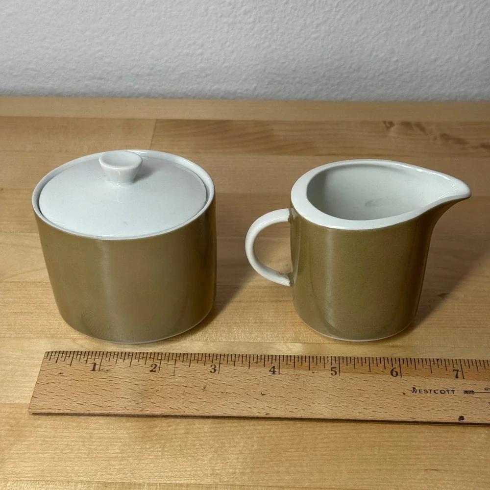 Seltmann Weiden Bavaria Christian Creamer and Sugar Bowl Set Western Germany MCM